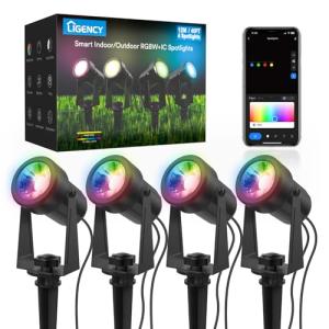 Outdoor Smart RGBW Landscape Spotlights - 4 Pack