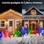 Warm White LED Christmas Spotlight Outdoor Lights