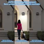 Motion Sensor Outdoor LED Wall Lights