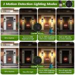 Outdoor Motion Sensor Light with 3 Modes