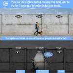 18W LED Motion Sensor Outdoor Wall Light