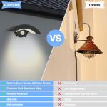 18W LED Motion Sensor Outdoor Wall Light