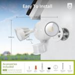 Philips 44W Dual-Head LED Outdoor Security Light