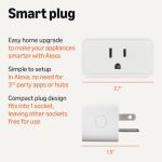Amazon Basics Smart Plug, Works with Alexa, 2 Pack