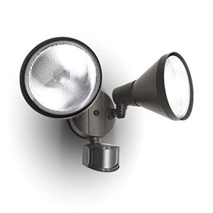 300W Motion-Activated Dual-Head Floodlight for Outdoors