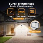 LUTEC 72W LED Motion Sensor Security Lights