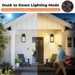 Brightever Motion Sensor Outdoor Wall Light Fixture