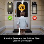 Motion Sensor Outdoor Wall Lights – Black Square Lanterns