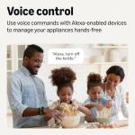 Amazon Basics Smart Plug, Works with Alexa, 2 Pack