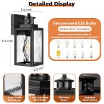 Brightever Motion Sensor Outdoor Wall Light Fixture