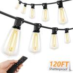 Brightever 120FT Waterproof LED Outdoor String Lights