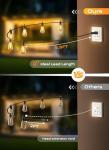 Brightown 100FT Outdoor Dimmable LED String Lights