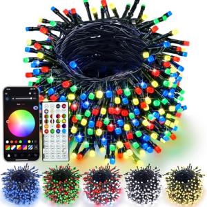 YIQU 66 FT Smart Color Changing Christmas Lights