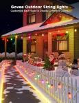 Govee Smart RGBIC Outdoor String Lights - 96ft