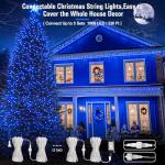 200 LED Blue String Lights, 66ft Waterproof Decor