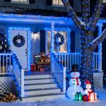 200 LED Blue String Lights, 66ft Waterproof Decor