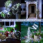Outdoor Solar String Lights - 2 Pack, 33FT 100 LED