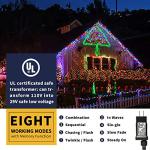 105ft LED Christmas String Lights with 8 Modes