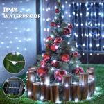 Outdoor Solar String Lights - 2 Pack, 33FT 100 LED