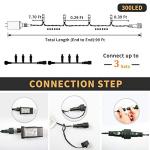 105ft LED Christmas String Lights with 8 Modes