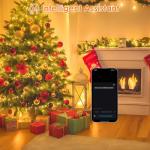 YIQU 66 FT Smart Color Changing Christmas Lights