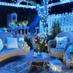 200 LED Blue String Lights, 66ft Waterproof Decor