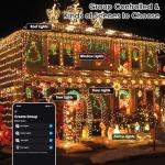YIQU 66 FT Smart Color Changing Christmas Lights