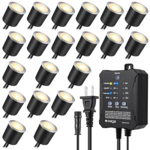 Dimmable LED Deck Lights with Timer and Sensor