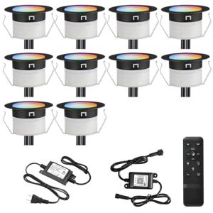 WiFi Smart LED Deck Lights Kit, 10pcs