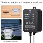 20 Pack Dimmable LED Outdoor Deck Lights