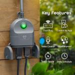 Geeni Weatherproof Dual Wi-Fi Smart Plug
