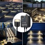 Dimmable LED Deck Lights with Timer and Sensor