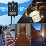 20 Pack Dimmable LED Outdoor Deck Lights