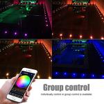 Smart WiFi LED Deck Lights Kit - 10pcs RGB