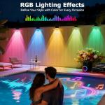 KIALUSH Smart LED Deck Lights for Outdoor Spaces