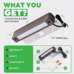 Smart Outdoor Step Lights, App Controlled LED