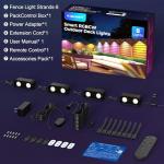 KIALUSH Smart LED Deck Lights for Outdoor Spaces