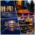 20-Piece Smart WiFi-Controlled LED Deck Light Kit