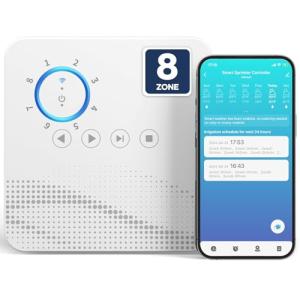 Tolviviov Smart 8-Zone WiFi Sprinkler Controller