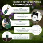 Wireless WiFi Soil Moisture Meter for Plants