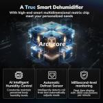 Energy Star 2025 Smart Dehumidifier for Home