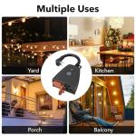 Heavy Duty Outdoor Smart WiFi Plug with Timer