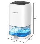 TABYIK Small Quiet Dehumidifier for Home Use