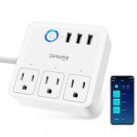 GHome Smart Power Strip with USB Ports & Smart Outlets