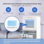 Frizzlife DH80 Quiet Dehumidifier with Purifying Function