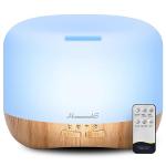 Homeweeks 300ml Ultrasonic Essential Oil Diffuser