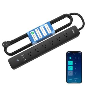 GHome Smart Plug Power Strip with USB Ports