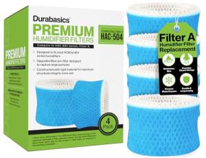 Durabasics 4 Pack Humidifier Filters for Honeywell