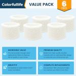 6 Pack Honeywell Humidifier Replacement Filters