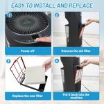 Lemige 6 Pack Humidifier Filters for Honeywell